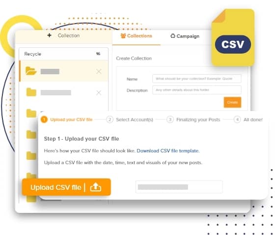 Recycle your post using CSV file