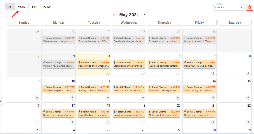 Content Calendar