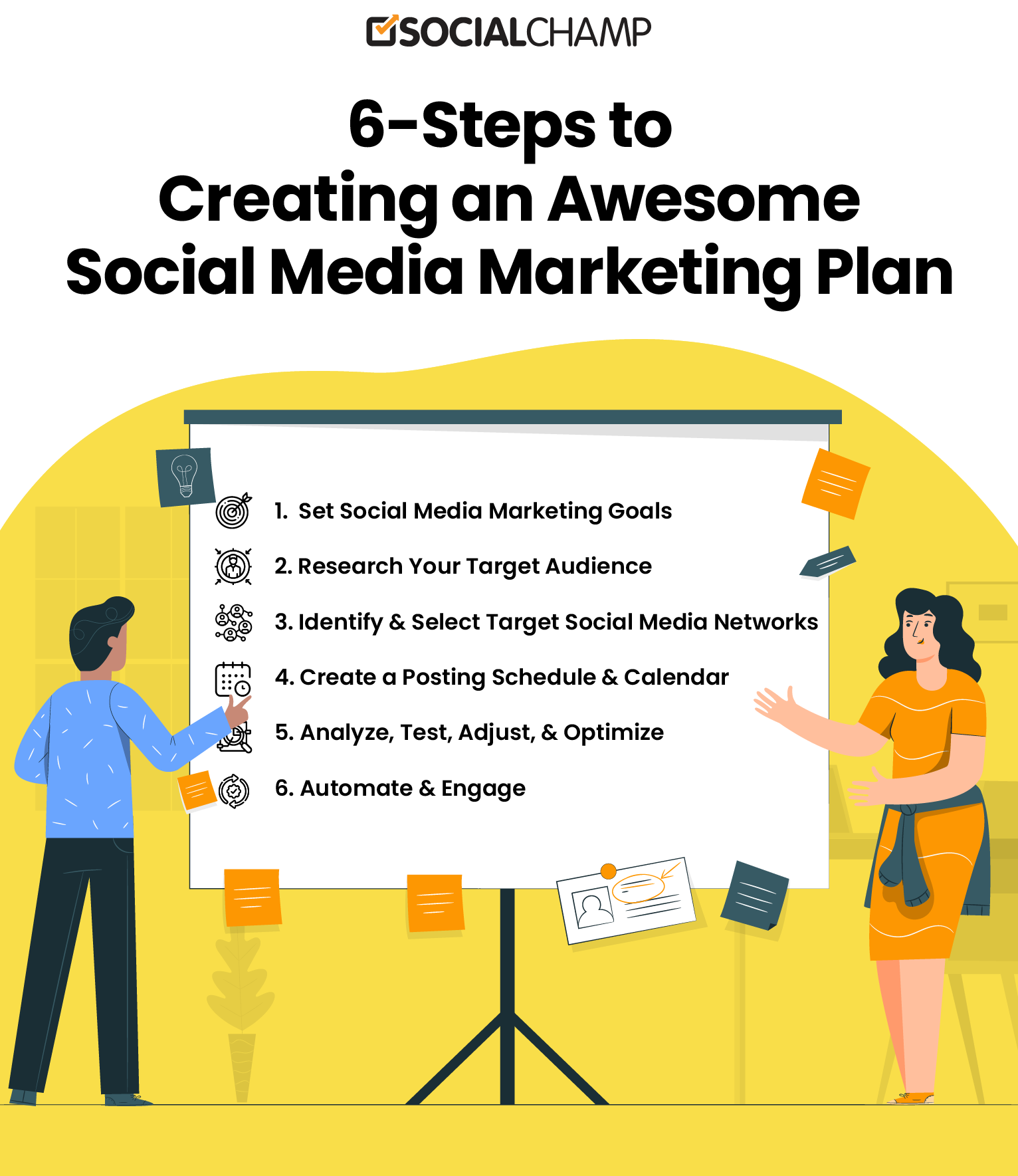6-Steps to social media Marketing Plan