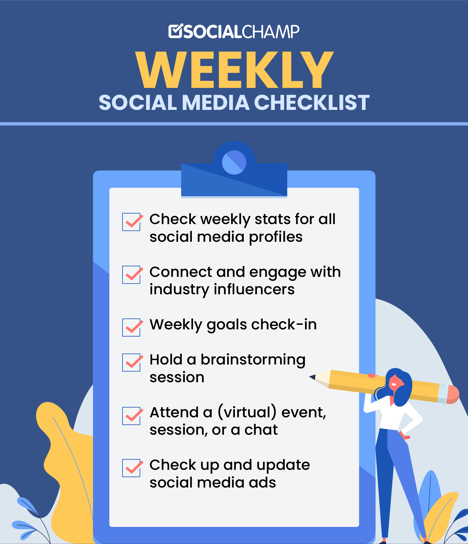 Weekly Social Media Marketing Checklist
