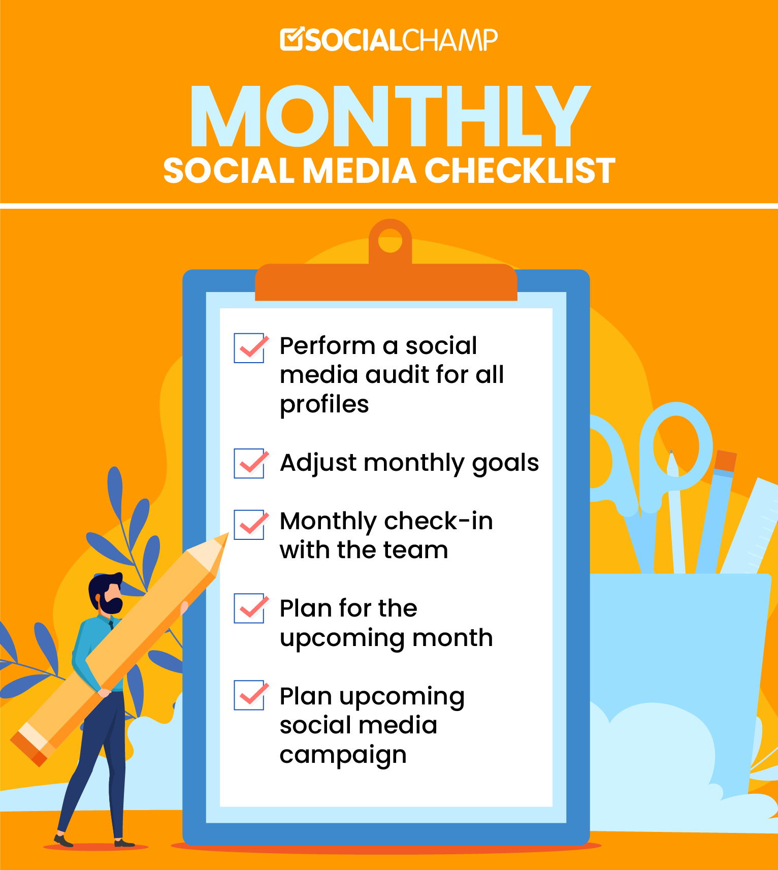 Monthly Social Media Marketing Checklist
