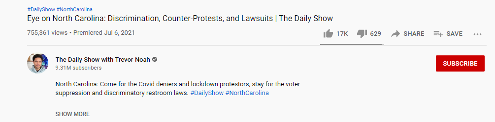 youtube the daily show