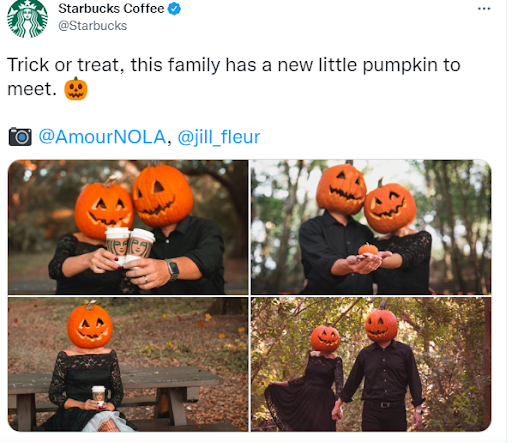 Starbucks Halloween campaign 