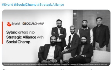 Hashtags Twitter - Sybrid gehen strategische Allianz mit Social Champ ein