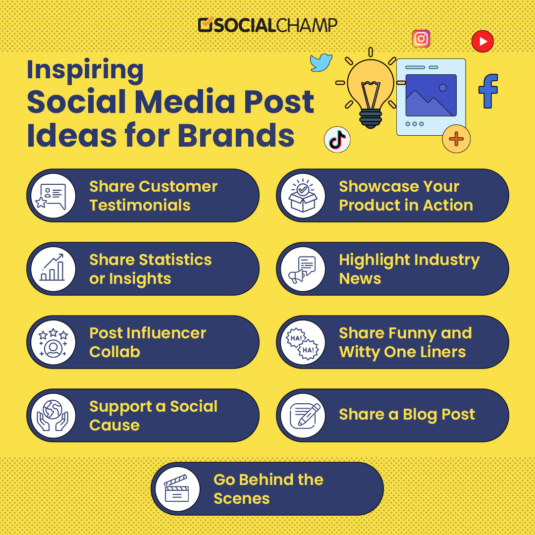 23 Social Media Post Ideas For Your Brand