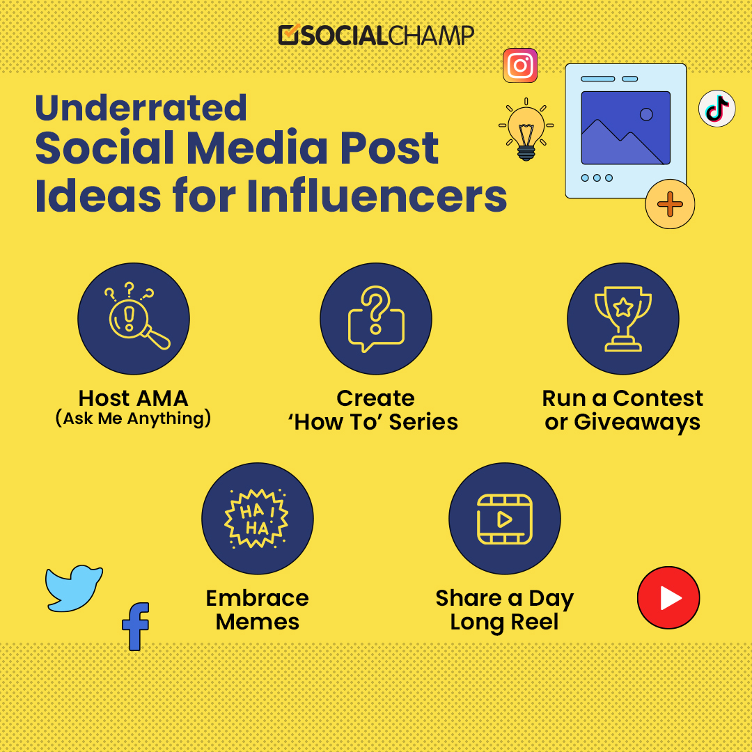 20 Social Media Post Ideas for Every Day Posting in 2024