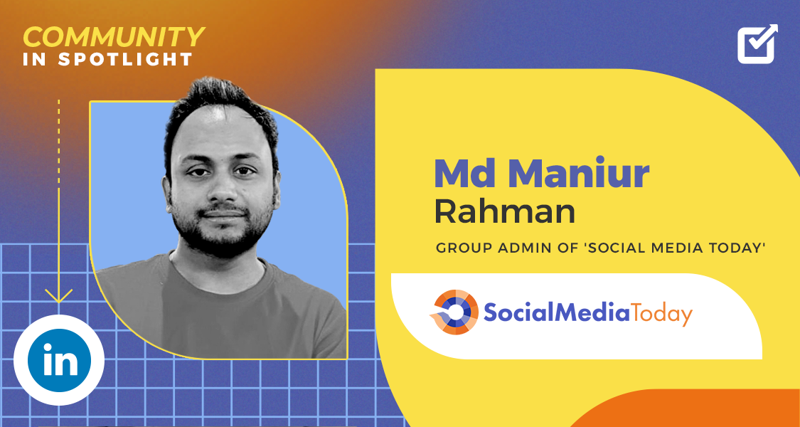 Social Media Today Group Admin Interview